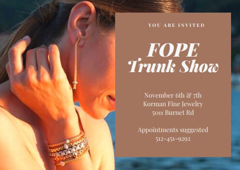 Fope Trunk Show