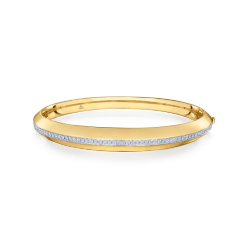 Kwiat 18Kt Yellow Gold Orbit Bangle Bracelet
