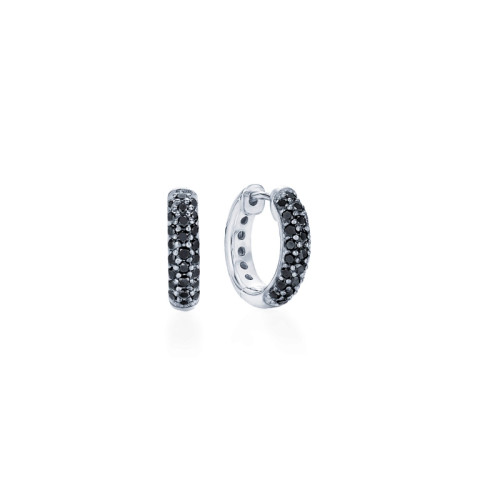 Kwiat 18K White Gold Petite Hoop Earrings