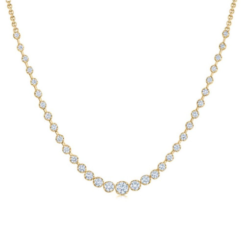 Kwiat 18Kt Yellow Gold Starry Night Demi-Riviera Diamond Necklace