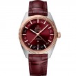 Omega Constellation 41mm Annual Calendar Co Axial Master Chronometer Steel And Sedna Gold Burgundy