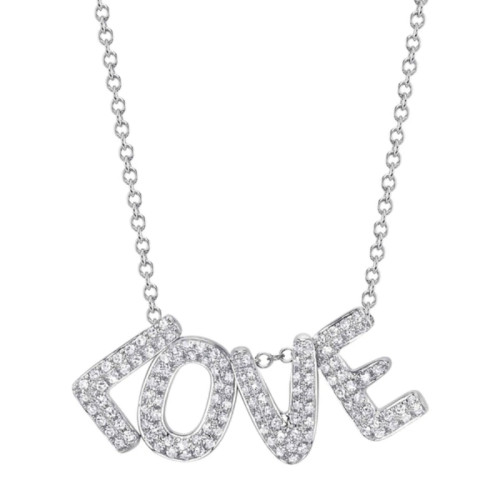 14K White Gold Diamond 
