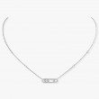 Messika 18kt White Gold Baby Move Diamond Necklace