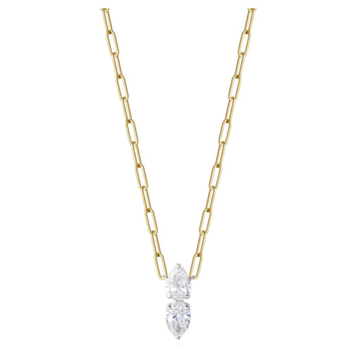 Phillips House 18kt Yellow Gold, Platinum and Diamond Pendant Necklace