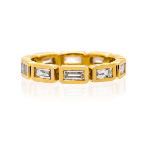 Sethi Couture 18kt Yellow Gold Simone Diamond Band