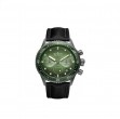 Blancpain Fifty Fathoms Bathyscaphe Chronograph Flyback  43mm Ceramic Green Dial Sail Canvas Strap Pin Buckle