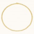 Viltier 18kt Yellow Gold and Diamond Clique Riviere Tennis Necklace