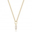 Phillips House 18kt Yellow Gold Round Cuddle Double Tip Necklace