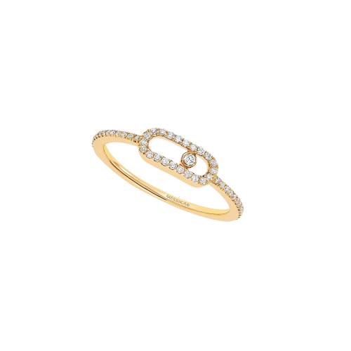 Messika 18kt Yellow Gold Move Ring