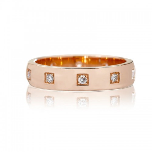 Sethi Couture 18kt Rose Gold and Diamond Harper Band
