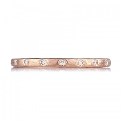 Sethi Couture 18kt Rose Gold and Diamond Dunes Band