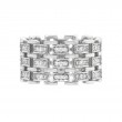 Sethi Couture 18kt White Gold and Diamond Cesta Woven Ring