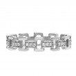 Sethi Couture 18kt White Gold and Diamond Cesta Woven ring 4mm