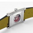 Oris Rectangular Automatic 25.5 MM Stainless Steel Yellow Leather Strap
