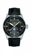 Blancpain Fifty Fathoms Bathyscaphe Stainless Steel 43mm Moonphase Grey Dial Sail Canvas Strap Pin Buckle