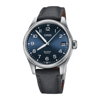 Oris Big Crown Propilot 41MM  Stainless Steel Blue Dial Grey Strap