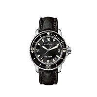 Blancpain Fifty Fathoms Automatique 45mm Stainless Steel Black Dial Sail Canvas Strap