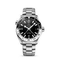 Omega Seamaster Planet Ocean 600m Co-axial Master Chronometer Gmt 43.5mm Black Dial Black/white Ceramic Bezel Stainless Steel Bracelet 21530442201001 Serial #88286540