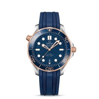 Seamaster Diver 300M Omega Co-Axial Master Chronometer 42 mm Sedna Gold