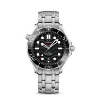 Seamaster Diver 300M Omega Co-Axial Master Chronometer 42 mm Black Ceramic Dial