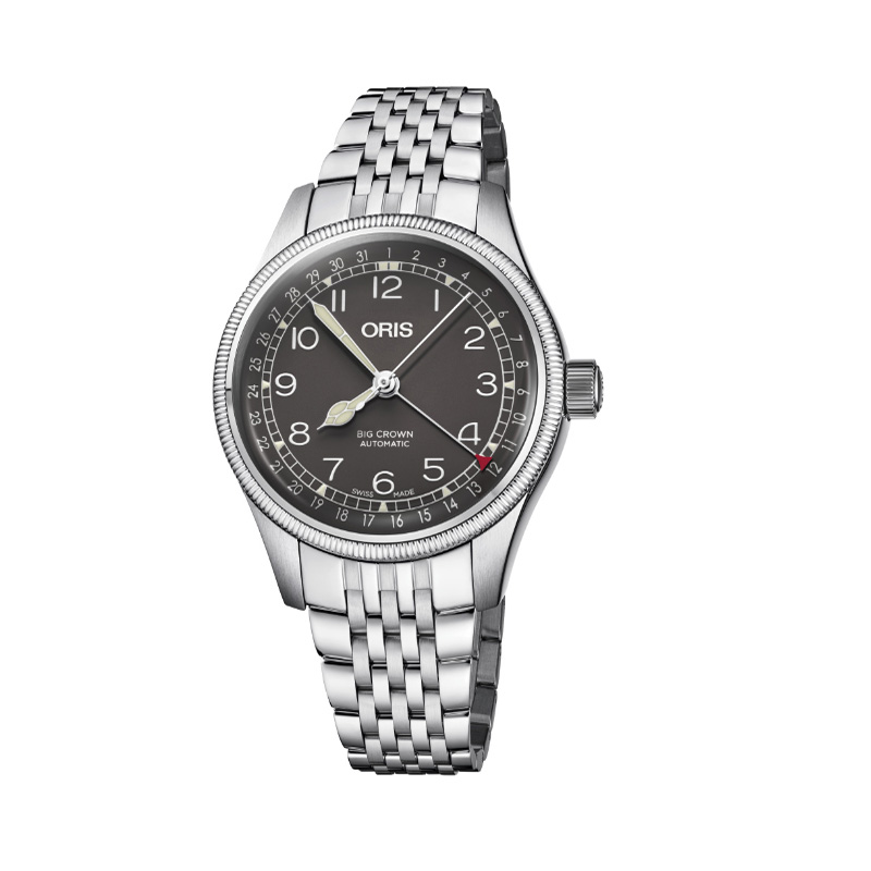 Oris Big Crown Pointer Date Automatic 40mm Black Dial Stainless Steel Bracelet