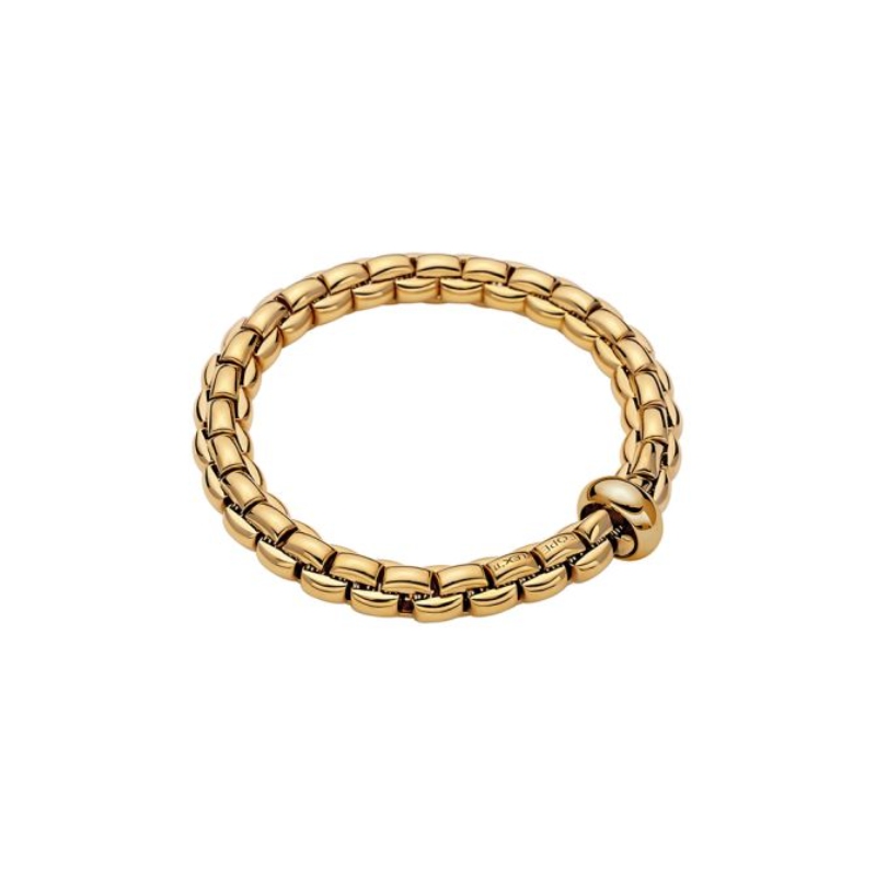 Fope 18K Yellow Gold Eka Wide Flex