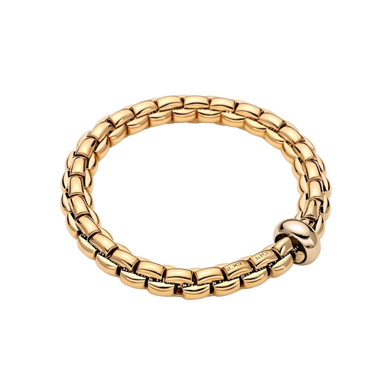Fope 18K Yellow Gold Eka Wide Flex