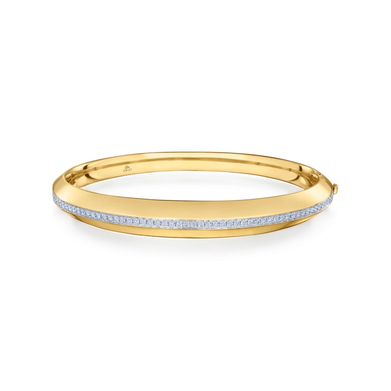 Kwiat 18Kt Yellow Gold Orbit Bangle Bracelet