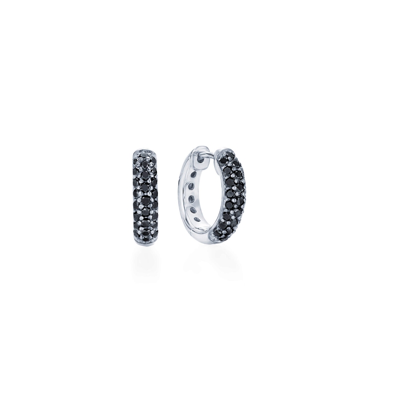 Kwiat 18K White Gold Petite Hoop Earrings