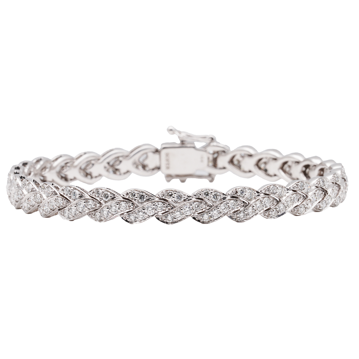 Korman Signature 14kt White Gold Diamond Tennis Bracelet