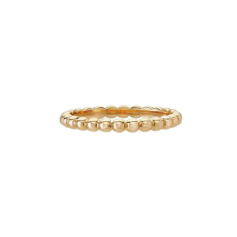 Sethi Couture 18kt Yellow Gold  2.5mm Bead Band