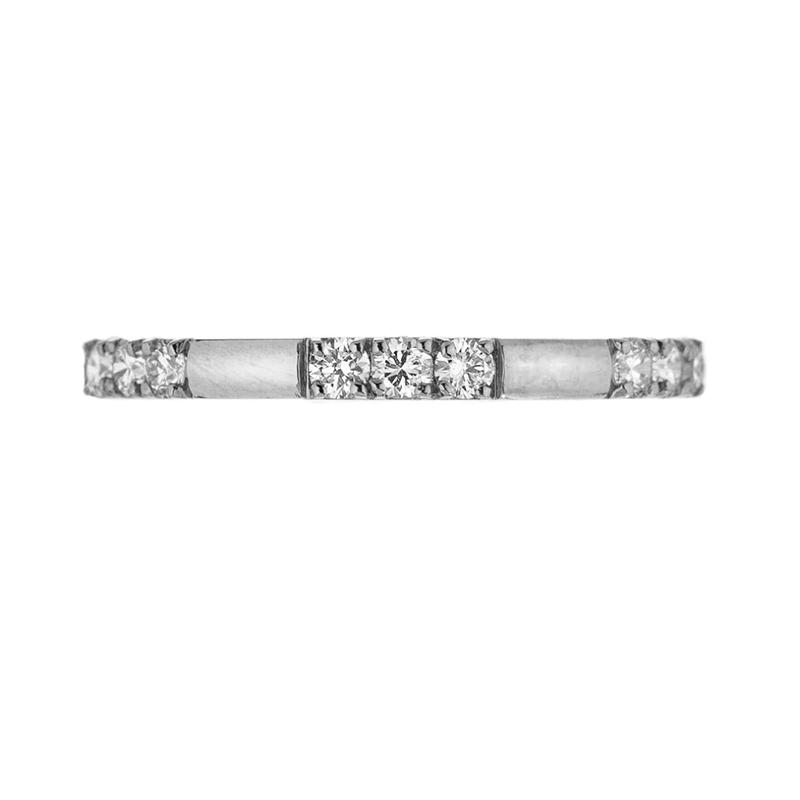 Sethi Couture 18kt White Gold and Diamond Luna Eternity Band