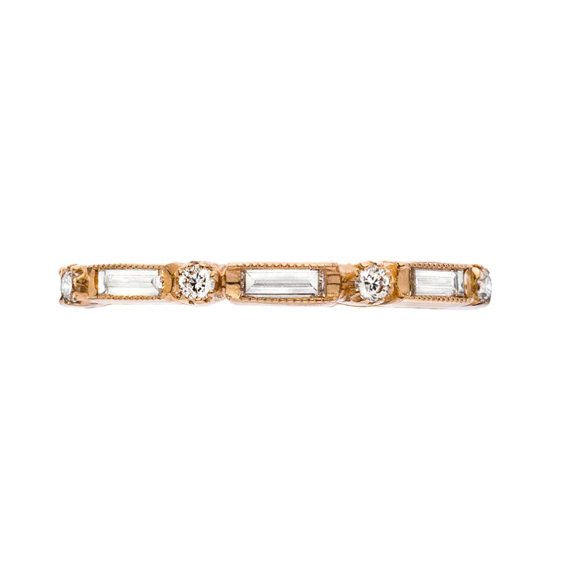 Sethi Couture 18kt Rose Gold and Diamond Lucy Eternity Band